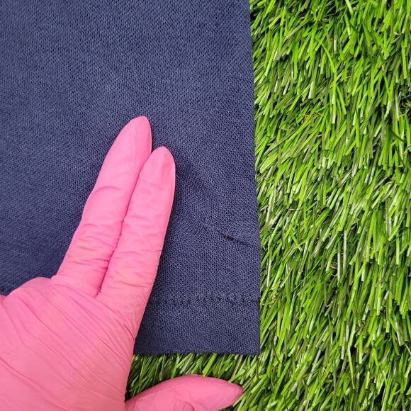 Vintage 80s Conor Preppy Polo Shirt XS/S 17x25 Navy-Blue USA - Picture 4 of 12